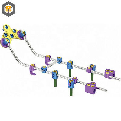 Sistema de fijación cervical posterior de tornillo de bloqueo personalizado por 2D / 3D / dibujo