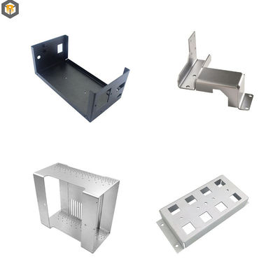 Servicio de fabricación de chapa metálica de acero de aluminio de doble dimensiones para piezas de máquinas