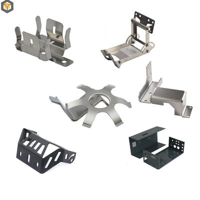 Servicio de fabricación de chapa metálica de acero de aluminio de doble dimensiones para piezas de máquinas