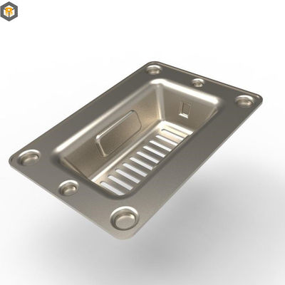 Partes de estampado de metal de chapa de acero inoxidable de aluminio anodizado a medida