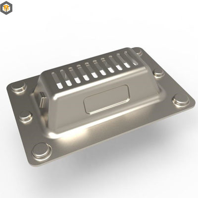 Partes de estampado de metal de chapa de acero inoxidable de aluminio anodizado a medida