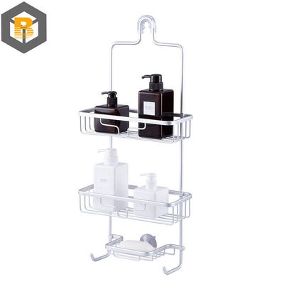 2D / 3D Recuadro de ducha de baño personalizado Autoadhesivo negro Parte de la máquina de ducha Caddy