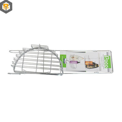 Organizador de almacenamiento de alambre metálico 2D personalizado para el baño