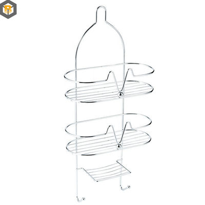 Personalizado por 2D / 3D / dibujo Doble capa de baño Shampoo de almacenamiento Estante de montaje de pared Estantes