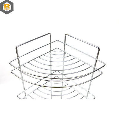 Diseño personalizado 2D / 3D Herramientas de baño 3 Niveles Estante de almacenamiento de ducha Esquina Caddy de toallas de pie