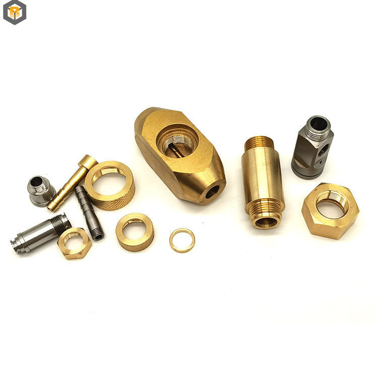 Fabricación de metales de precisión para piezas de latón a medida en torno CNC de torneado/molido/perforación