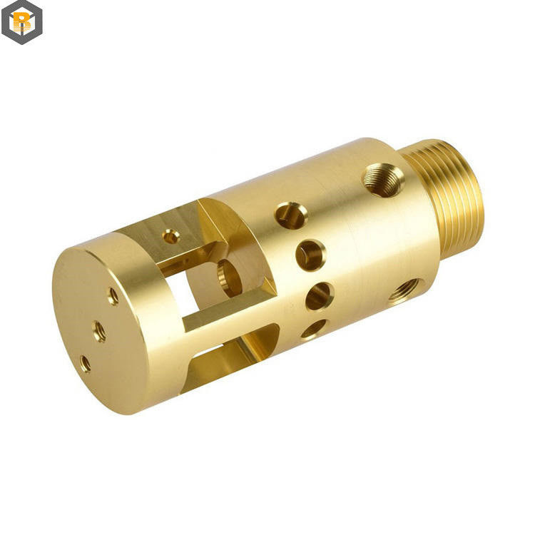 Cobre de aleación de 5 ejes CNC de fresado de mecanizado de piezas personalizado por 2D / 3D / dibujo de alta precisión