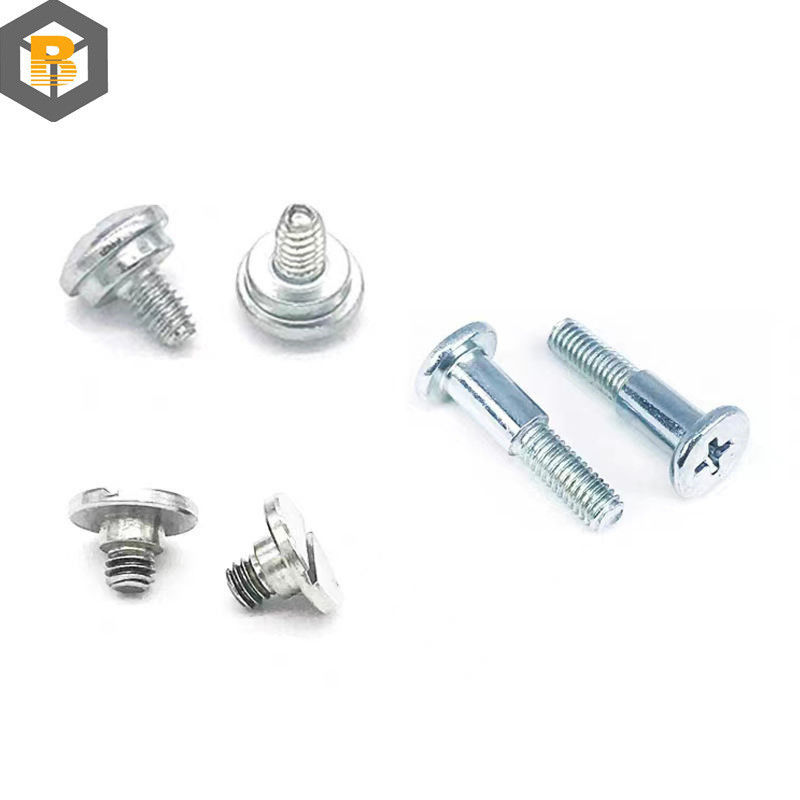 Accesorios de fijación personalizados cabeza especial zincada de acero inoxidable de carbono aleación de titanio aluminio bronce de latón enchufe tornillo pulido pieza de repuesto