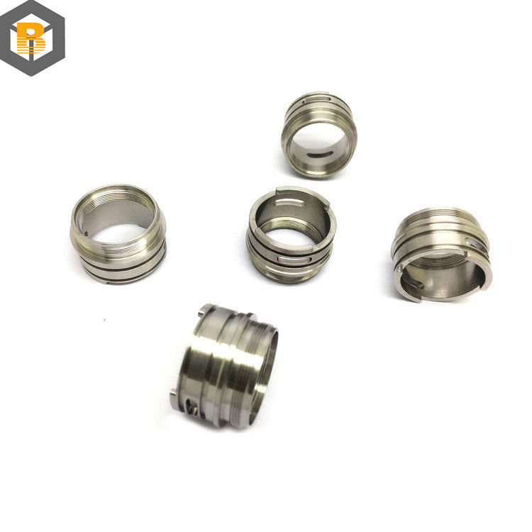 Partes de fresado de torno de acero inoxidable de torneado CNC piezas de repuesto personalizadas por 2D / 3D / dibujo