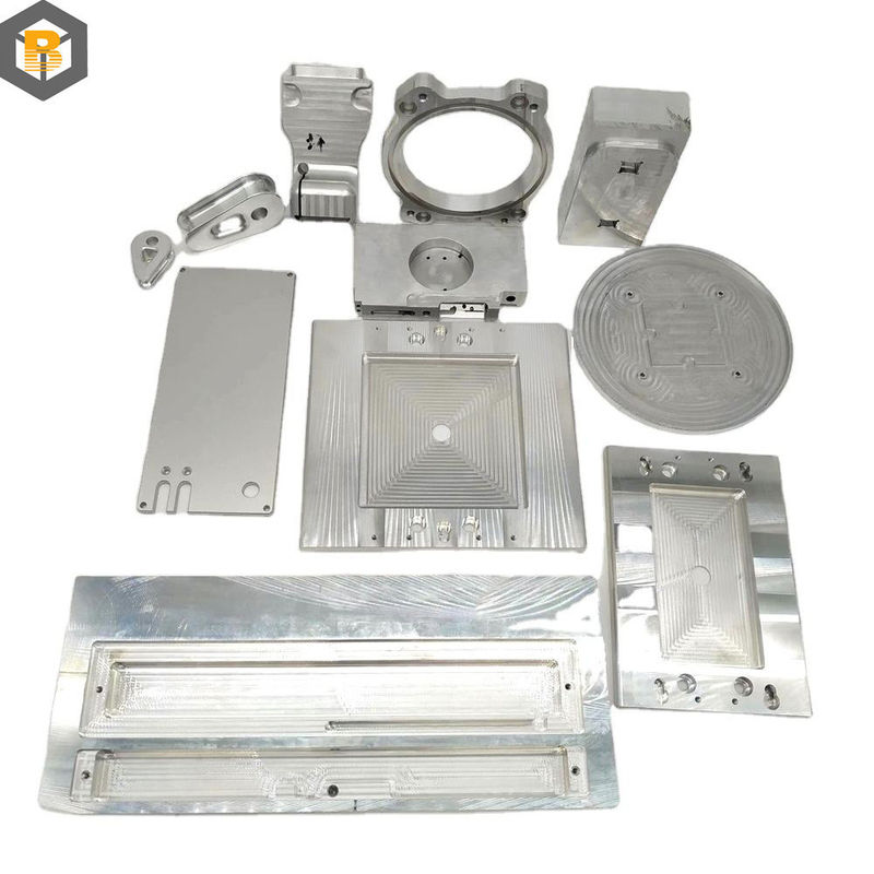 Mecanizado de aluminio anodizado de aleación de metal negro a medida por 2D / 3D / dibujo