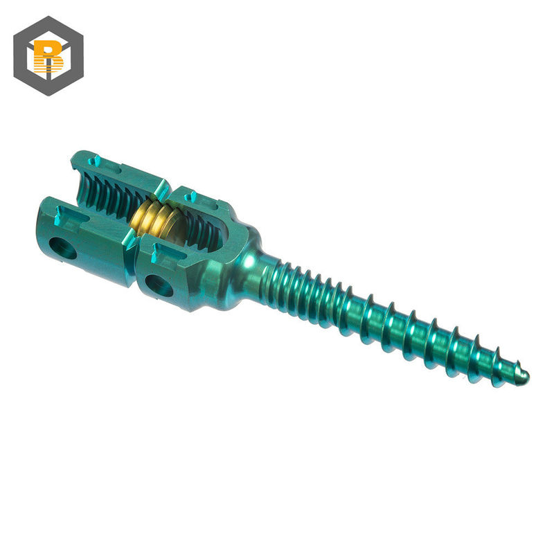 5.5mm Sistema de fijación de tornillo de pedículo espinal de doble rosca Personalizado por 2D / 3D / dibujo