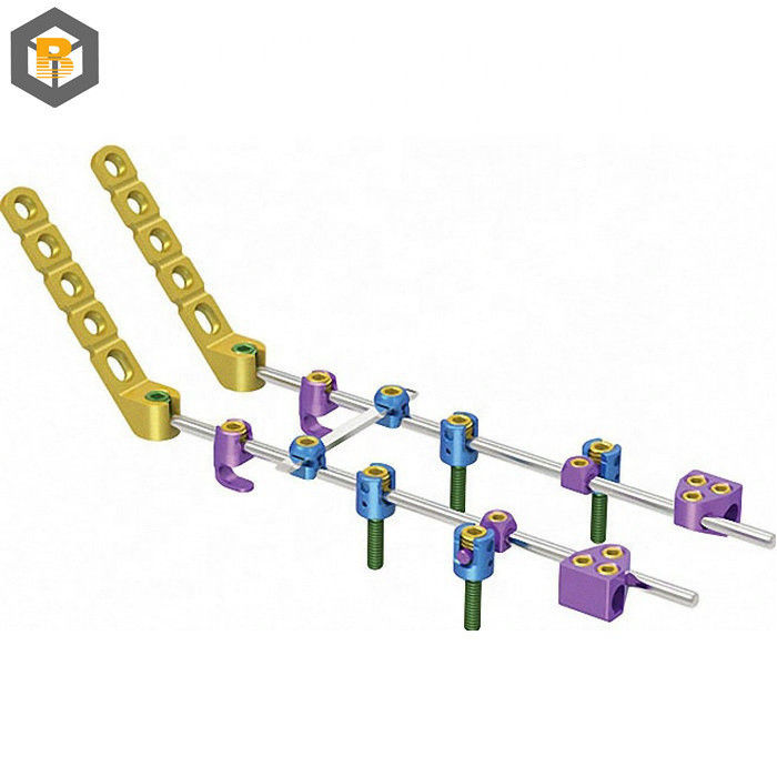 Sistema de fijación cervical posterior de tornillo de bloqueo personalizado por 2D / 3D / dibujo