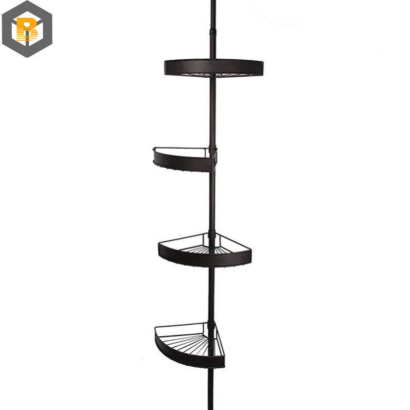 Estante de pared organizador de almacenamiento de esquina estante de ducha Caddy parte de la máquina colgante para el baño