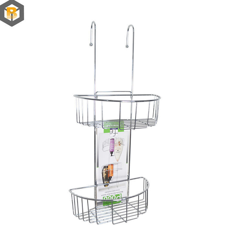 Organizador de almacenamiento de alambre metálico 2D personalizado para el baño